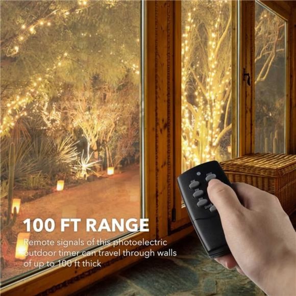 Outdoor Water Resistant Photoelectric Countdown Timer Photocell Light Sensor - Picture 6 of 6